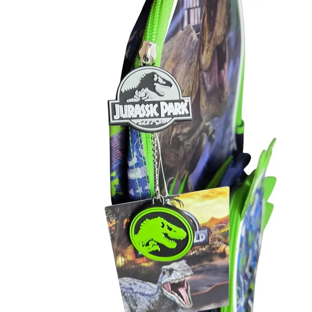 Jurassic World Backpack with Detachable Insulated Lunch Bag Side Pockets School